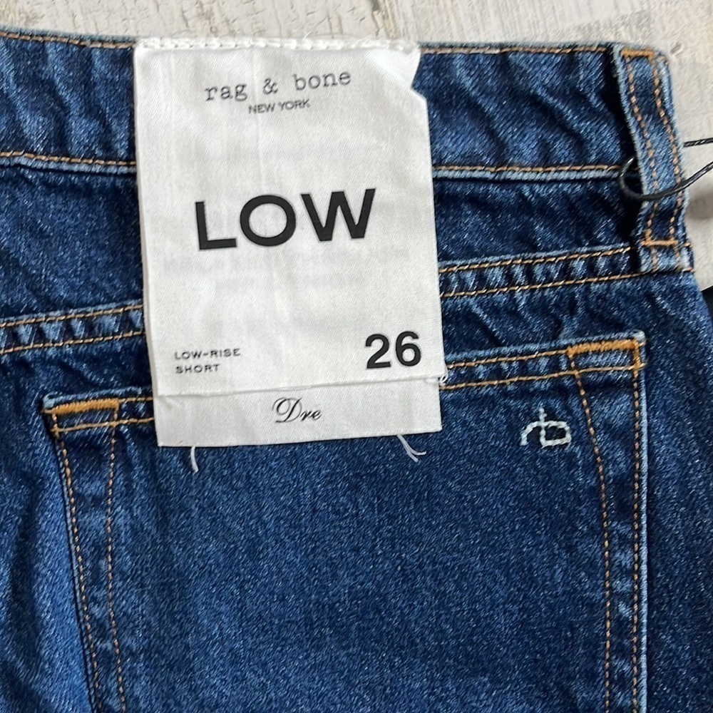 Rag & Bone Cambria Dre Low Rise Short Size 26 NWT - Picture 5 of 15